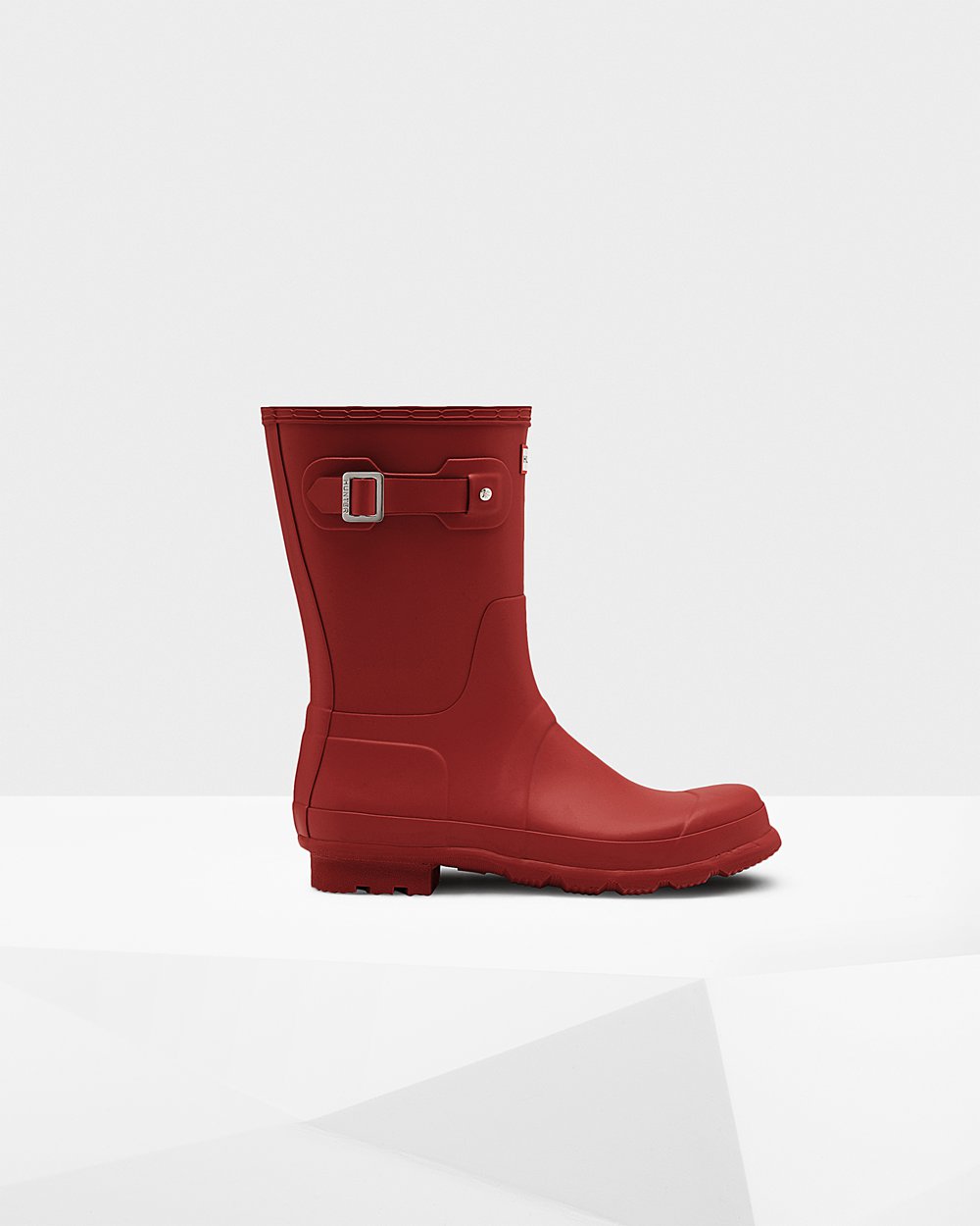 Men Hunter Original | Short Rain Boots Red | NZ-51402-TGMF